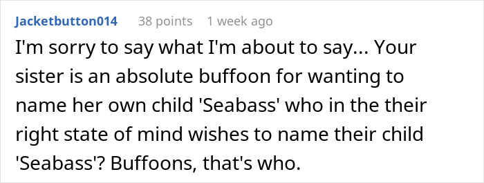 “I Thought She Was Joking”: Woman Begs Sister To Rethink The Name She Chose For Her Son “I Thought She Was Joking”: Woman Begs Sister To Rethink The Name She Chose For Her Son