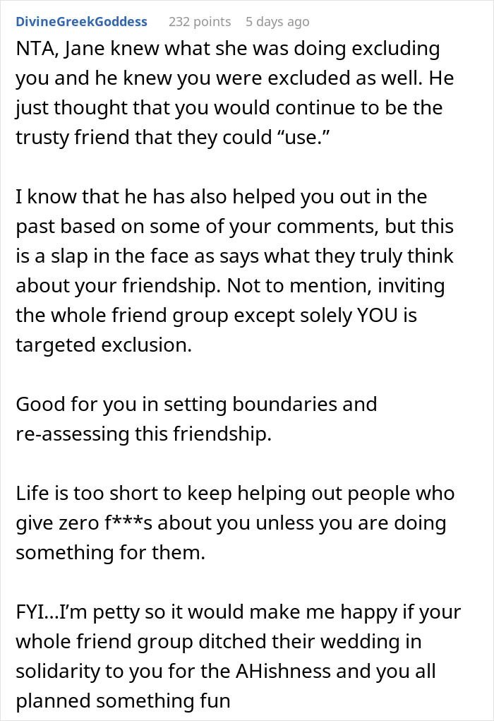 Couple Count On Friend’s Help After Not Inviting Him To The Wedding, Get A Reality Check Couple Count On Friend’s Help After Not Inviting Him To The Wedding, Get A Reality Check