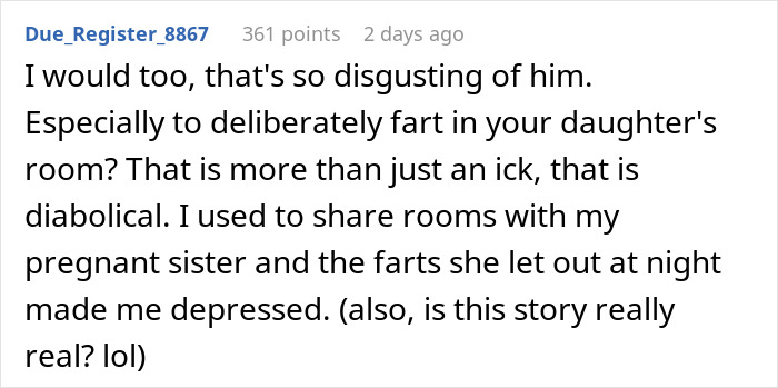 Husband Loves Making Himself As Flatulent As Possible, Ends Up A Divorcee After Wife Snaps Husband Loves Making Himself As Flatulent As Possible, Ends Up A Divorcee After Wife Snaps