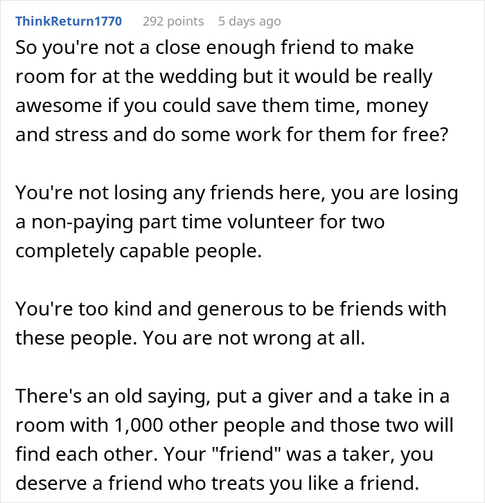 Couple Count On Friend’s Help After Not Inviting Him To The Wedding, Get A Reality Check Couple Count On Friend’s Help After Not Inviting Him To The Wedding, Get A Reality Check