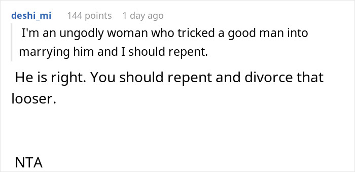 Woman Agrees To Convert If Husband Agrees To Actually Be A Good Christian, Triggers Him Woman Agrees To Convert If Husband Agrees To Actually Be A Good Christian, Triggers Him