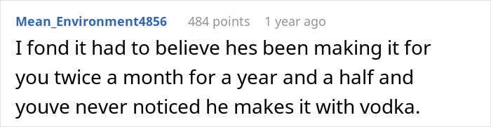 “He’s Been Lacing My Food For Years”: Former Alcoholic GF Explodes As BF Used Vodka For Making Sauce “He’s Been Lacing My Food For Years”: Former Alcoholic GF Explodes As BF Used Vodka For Making Sauce