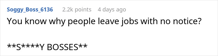 Boss Sends Out Unhinged Email To Entire Office After Woman Quits Horrible Job Boss Sends Out Unhinged Email To Entire Office After Woman Quits Horrible Job