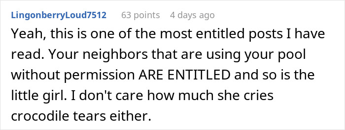 Woman Stayed Home For 4th Of July, Found Out Neighbors Would Use Her Pool While She Was Away Woman Stayed Home For 4th Of July, Found Out Neighbors Would Use Her Pool While She Was Away