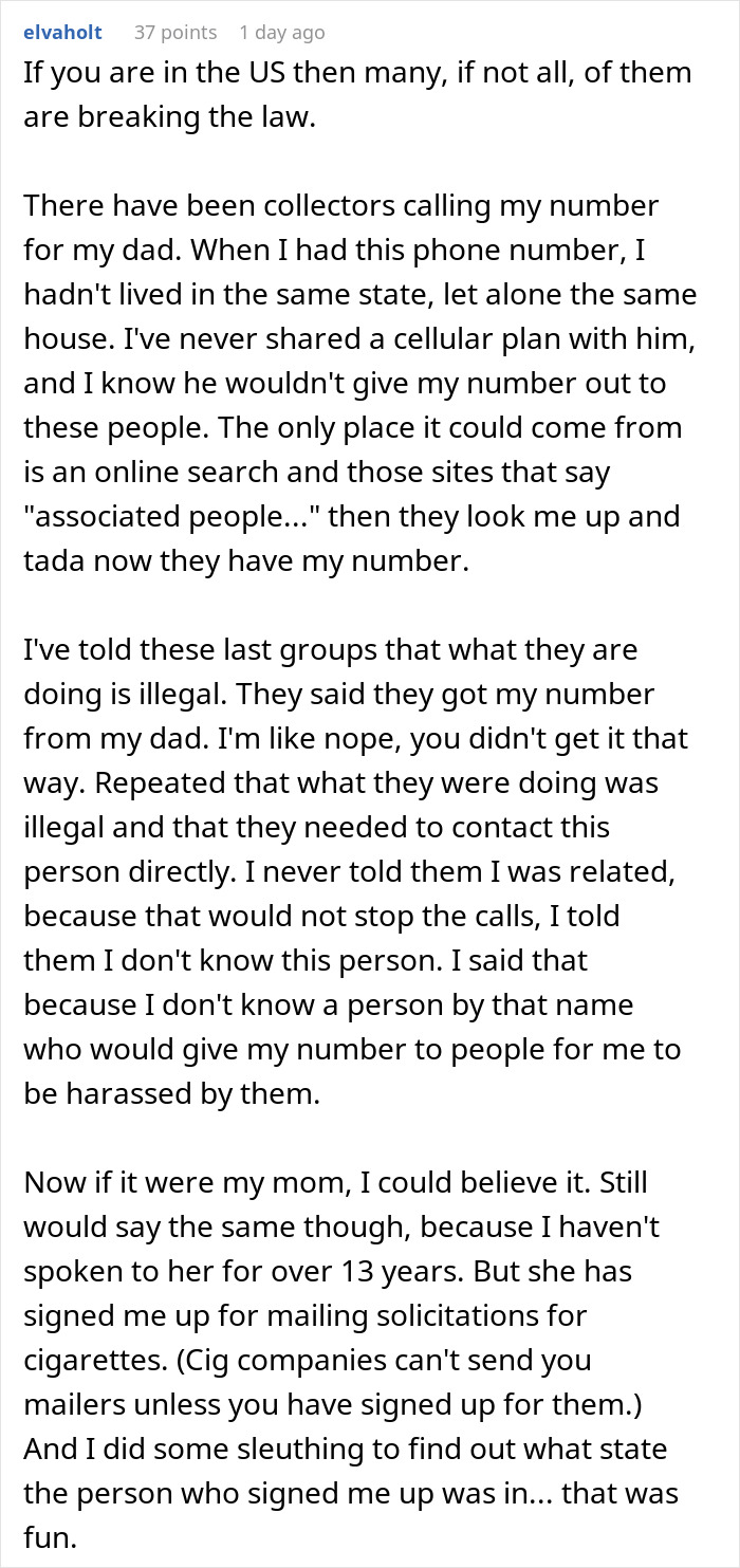 Someone Keeps Giving Woman’s Number To Solicitors, She Finds Out Who Is Doing It And Takes Revenge Someone Keeps Giving Woman’s Number To Solicitors, She Finds Out Who Is Doing It And Takes Revenge