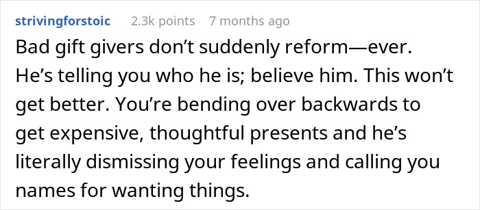 “Next-Level Douchery”: An Awful Birthday Gift From Boyfriend Ruins A 4-Year Relationship “Next-Level Douchery”: An Awful Birthday Gift From Boyfriend Ruins A 4-Year Relationship
