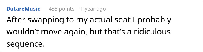Man Shares Seat-Swap Story That Permanently Changed His Mind On Being Nice And Trading Seats Man Shares Seat-Swap Story That Permanently Changed His Mind On Being Nice And Trading Seats
