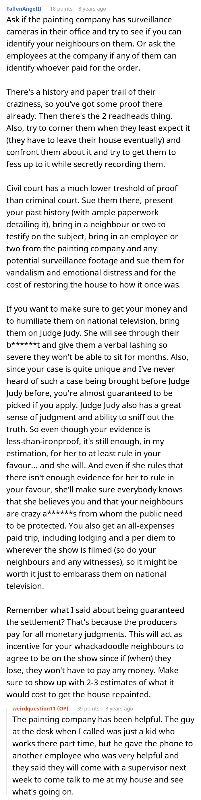 “Called The Police On Me”: Woman Shocked After Neighbors Paint Her House While She’s Away “Called The Police On Me”: Woman Shocked After Neighbors Paint Her House While She’s Away