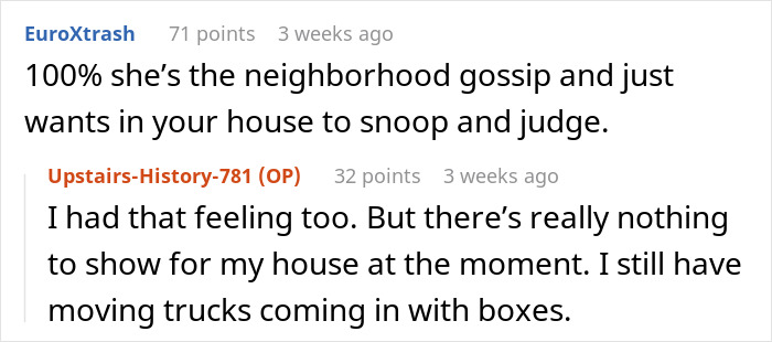 “She’s Crazy”: Newcomer Doesn’t Want To Join Neighborhood Tradition, Karen Doesn’t Take No For An Answer “She’s Crazy”: Newcomer Doesn’t Want To Join Neighborhood Tradition, Karen Doesn’t Take No For An Answer