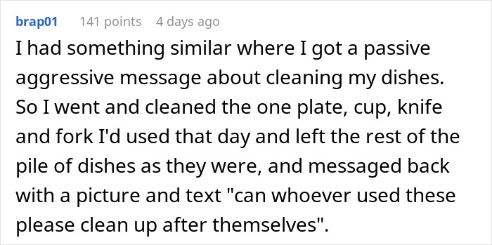 Woman Does Exactly As Told After Annoying Roommate Demands She Take Her Stuff And Leave Woman Does Exactly As Told After Annoying Roommate Demands She Take Her Stuff And Leave