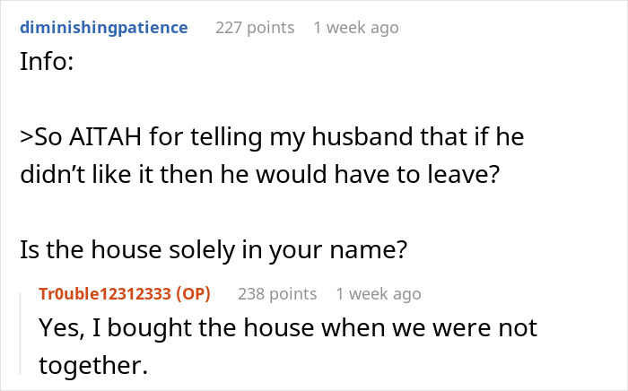 Husband Doesn’t Want To Lose His Privacy, Won’t Allow In-Laws To Move In, Wife Tells Him To Leave Husband Doesn’t Want To Lose His Privacy, Won’t Allow In-Laws To Move In, Wife Tells Him To Leave