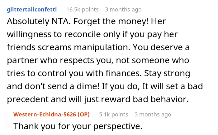 Man Dumps GF After She Expects Him To Foot $1,100 Bill Since He’s “The Man,” Starts To Regret It Man Dumps GF After She Expects Him To Foot $1,100 Bill Since He’s “The Man,” Starts To Regret It