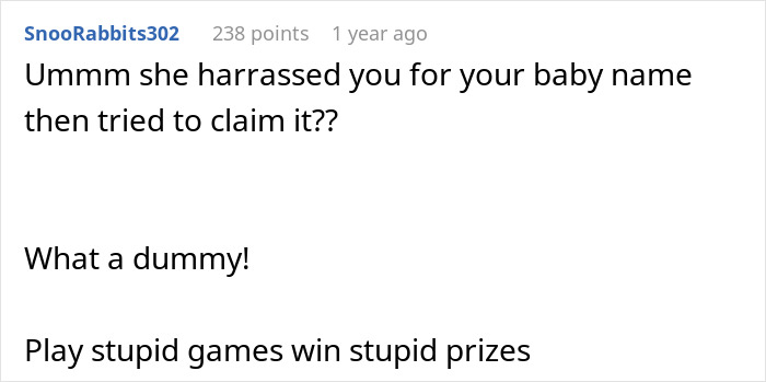 Woman Gives Friend A Fake Baby Name, They Steal It And Find Out The Hard Way What It Means Woman Gives Friend A Fake Baby Name, They Steal It And Find Out The Hard Way What It Means