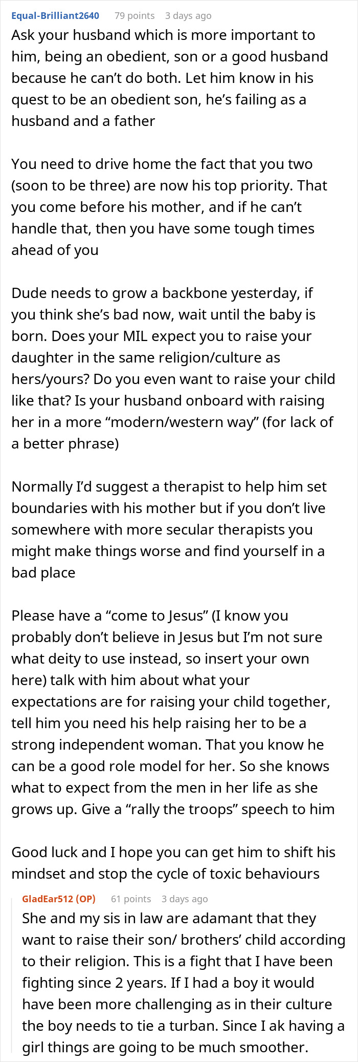 Man Sides With His Mom Instead Of Wife On Their Daughter’s Future Name, Wife Won’t Stand For It Man Sides With His Mom Instead Of Wife On Their Daughter’s Future Name, Wife Won’t Stand For It