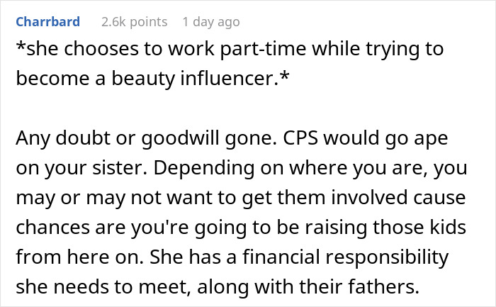 Woman Can’t Believe How Bad Of A Mother Her Sister Is, Gives Her A Harsh Reality Check Woman Can’t Believe How Bad Of A Mother Her Sister Is, Gives Her A Harsh Reality Check