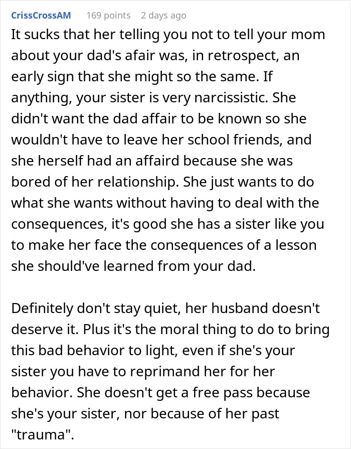 Dad’s Infidelity Ruins Family’s Lives, Woman Is Horrified After Finding Out Married Sis Is Cheating Dad’s Infidelity Ruins Family’s Lives, Woman Is Horrified After Finding Out Married Sis Is Cheating
