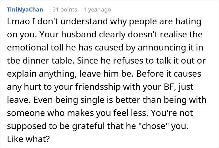 Wife Files For Divorce Soon After Husband Admits She Was A Backup Plan, Husband Cries ‘Poor Me’ Wife Files For Divorce Soon After Husband Admits She Was A Backup Plan, Husband Cries ‘Poor Me’