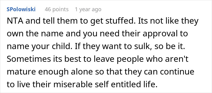 Couple Is Mad That Sis Named Newborn Similar To Their Daughter, She Calls Out Their Double Standards Couple Is Mad That Sis Named Newborn Similar To Their Daughter, She Calls Out Their Double Standards