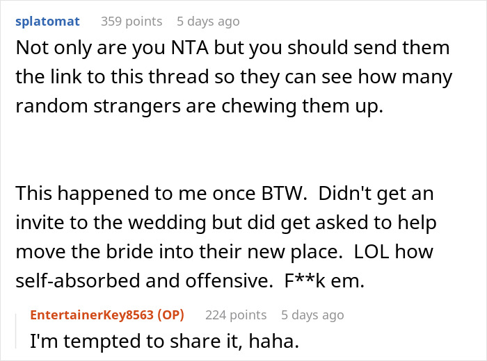 Couple Count On Friend’s Help After Not Inviting Him To The Wedding, Get A Reality Check Couple Count On Friend’s Help After Not Inviting Him To The Wedding, Get A Reality Check
