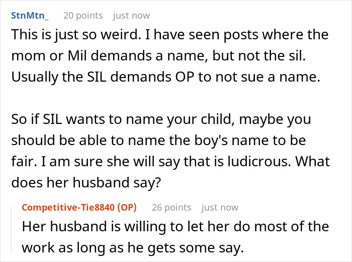 Man Sparks Family Feud By Rejecting SIL's Timeless Baby Name Idea For His Own Daughter Man Sparks Family Feud By Rejecting SIL's Timeless Baby Name Idea For His Own Daughter