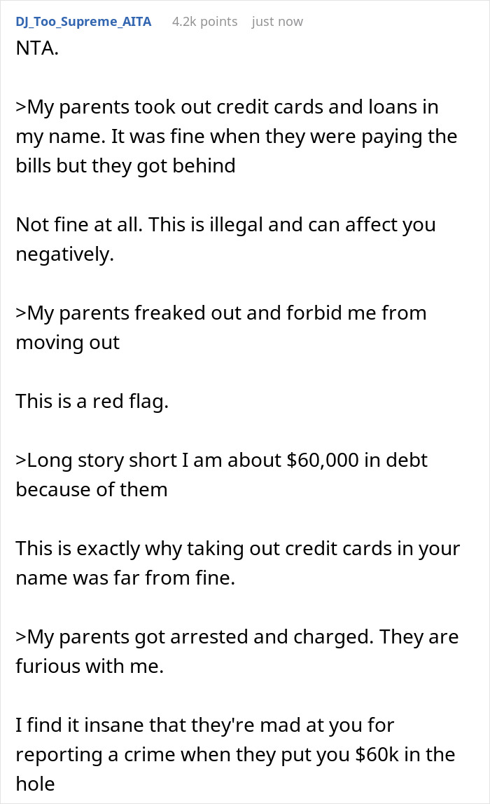 Student Discovers A $60k Loan In Their Name, Calls Police On Parents Who Secretly Took It Out Student Discovers A $60k Loan In Their Name, Calls Police On Parents Who Secretly Took It Out