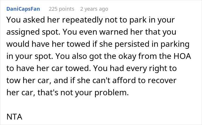 Woman Repeatedly Takes Pre-Paid Parking Spot, Faces Trouble When Owner Gets Her Car Towed Woman Repeatedly Takes Pre-Paid Parking Spot, Faces Trouble When Owner Gets Her Car Towed