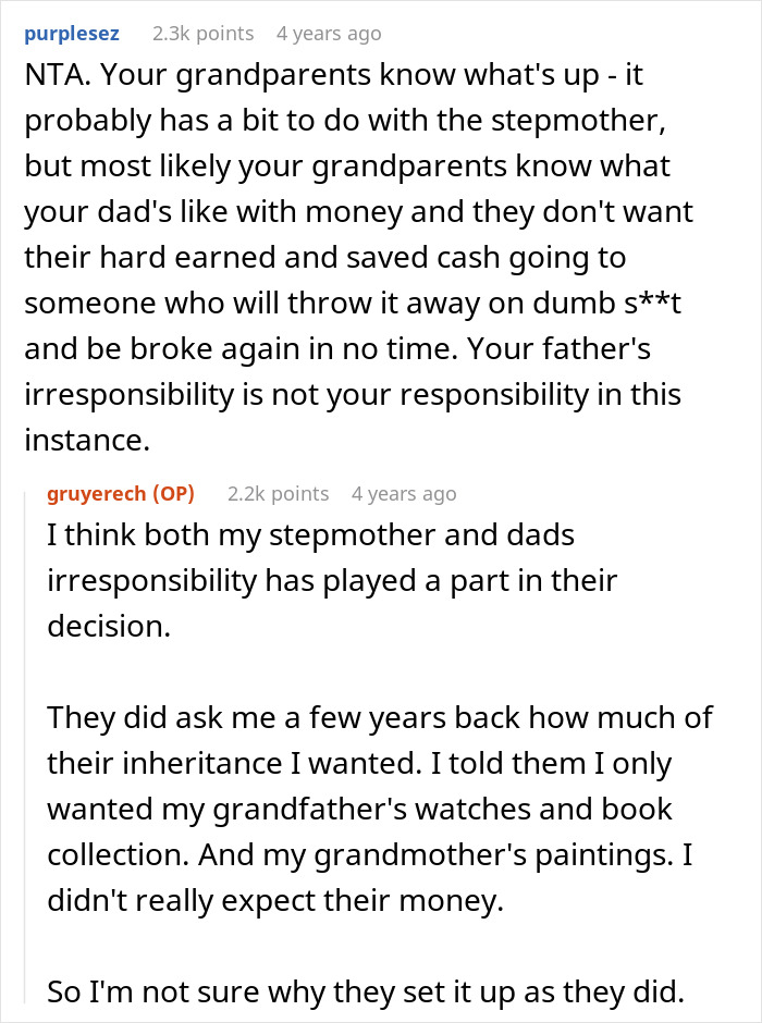 Guy Expects To Get Parents' Fortune, His Child Is In Two Minds To Tell Him He Won't Get Anything Guy Expects To Get Parents' Fortune, His Child Is In Two Minds To Tell Him He Won't Get Anything