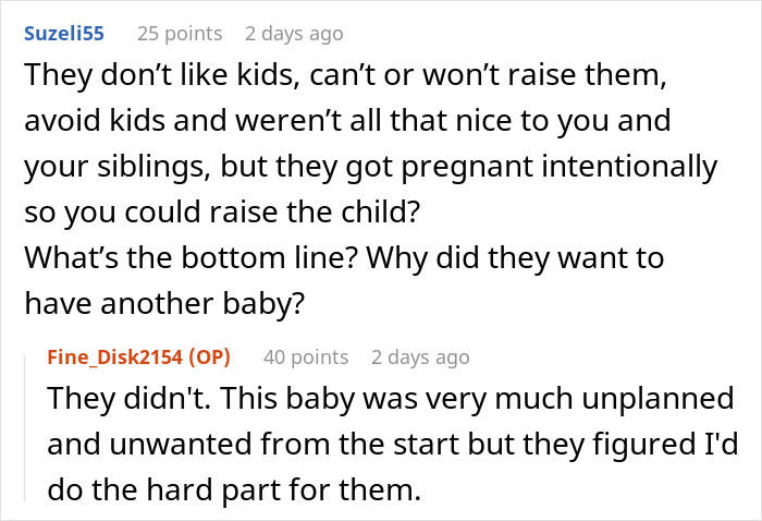 Teen Son Tells Parents To Place Their Baby For Adoption If They Won’t Raise It, They Are Outraged Teen Son Tells Parents To Place Their Baby For Adoption If They Won’t Raise It, They Are Outraged