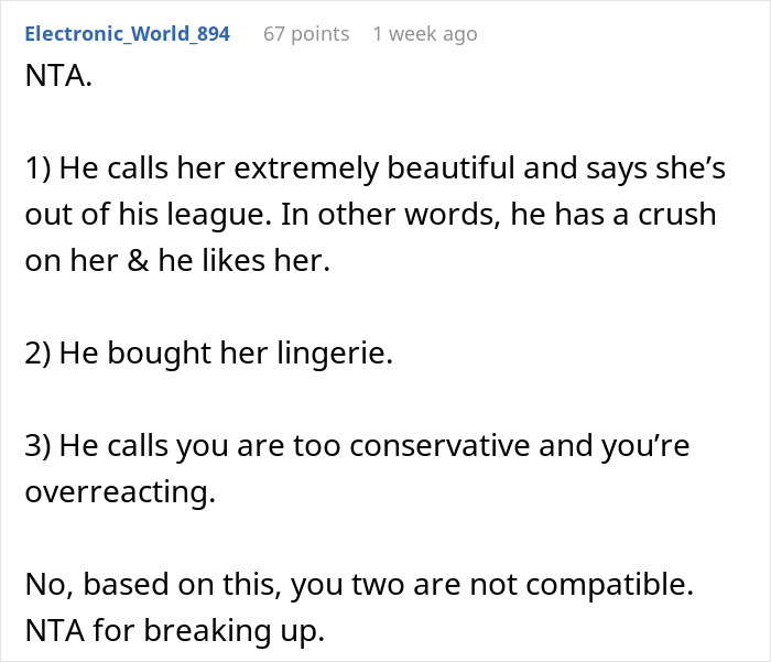 Woman Is Told She’s “Overreacting And Conservative” After Her Reaction To Lingerie Prank Woman Is Told She’s “Overreacting And Conservative” After Her Reaction To Lingerie Prank