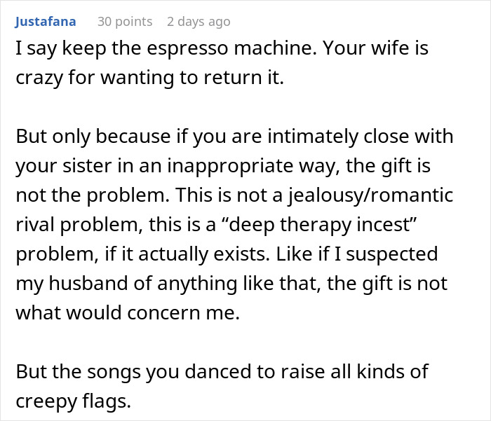 Man Brushes Off Wife’s Concern About His Relationship With His Sister, People Have Their Doubts Man Brushes Off Wife’s Concern About His Relationship With His Sister, People Have Their Doubts