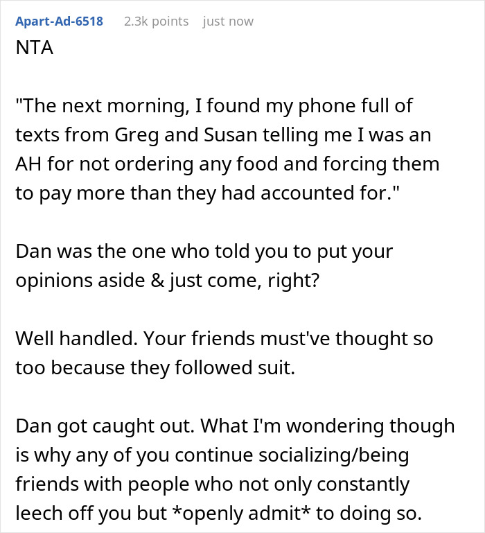 Guy Refuses To Split Restaurant Bill With Friends After They Order $200 Meals, Drama Ensues Guy Refuses To Split Restaurant Bill With Friends After They Order $200 Meals, Drama Ensues