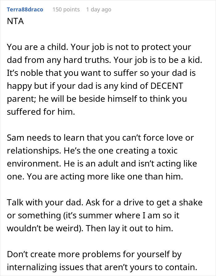 Drama Unfolds After Teen's Patience Is Tested By Dad's New Hubby Who Insists On Adopting Him Drama Unfolds After Teen's Patience Is Tested By Dad's New Hubby Who Insists On Adopting Him