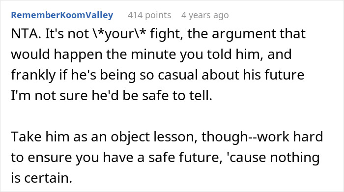 Guy Expects To Get Parents' Fortune, His Child Is In Two Minds To Tell Him He Won't Get Anything Guy Expects To Get Parents' Fortune, His Child Is In Two Minds To Tell Him He Won't Get Anything