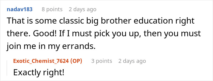 Guy Expects Brother To Drop Everything To Give Him A Ride, Gets A Ride Much Longer Than Expected Guy Expects Brother To Drop Everything To Give Him A Ride, Gets A Ride Much Longer Than Expected