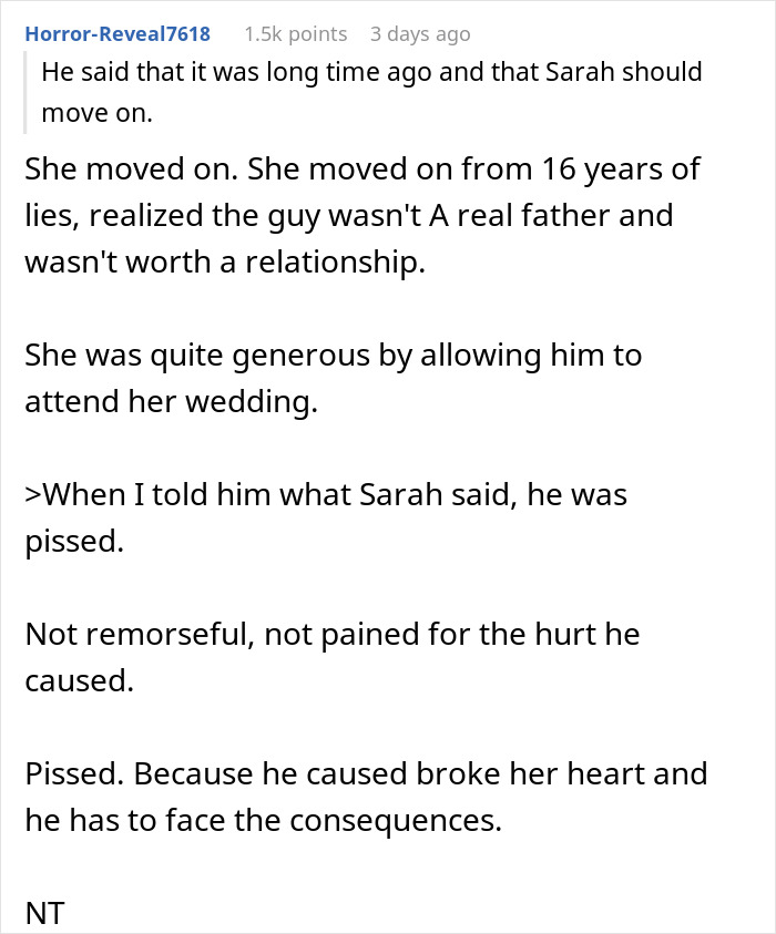Woman Catches Stepfather Saying She’s Not His “Real” Child, Makes Him Regret It Years Later Woman Catches Stepfather Saying She’s Not His “Real” Child, Makes Him Regret It Years Later