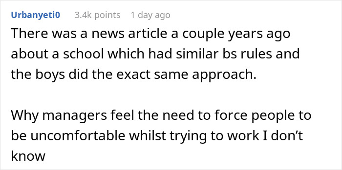 Management Tries To Force Ridiculous Dress Code During Heat Wave, Worker Maliciously Complies Management Tries To Force Ridiculous Dress Code During Heat Wave, Worker Maliciously Complies