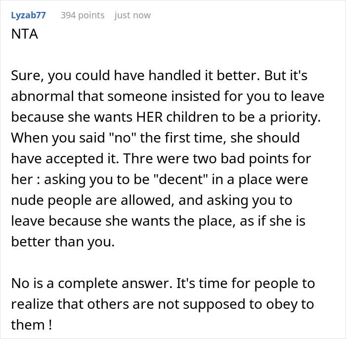 "Nude Hot Spring Guy" Is Shocked After Woman Tells Him To Wear Clothes Because She Brought Her Kids "Nude Hot Spring Guy" Is Shocked After Woman Tells Him To Wear Clothes Because She Brought Her Kids