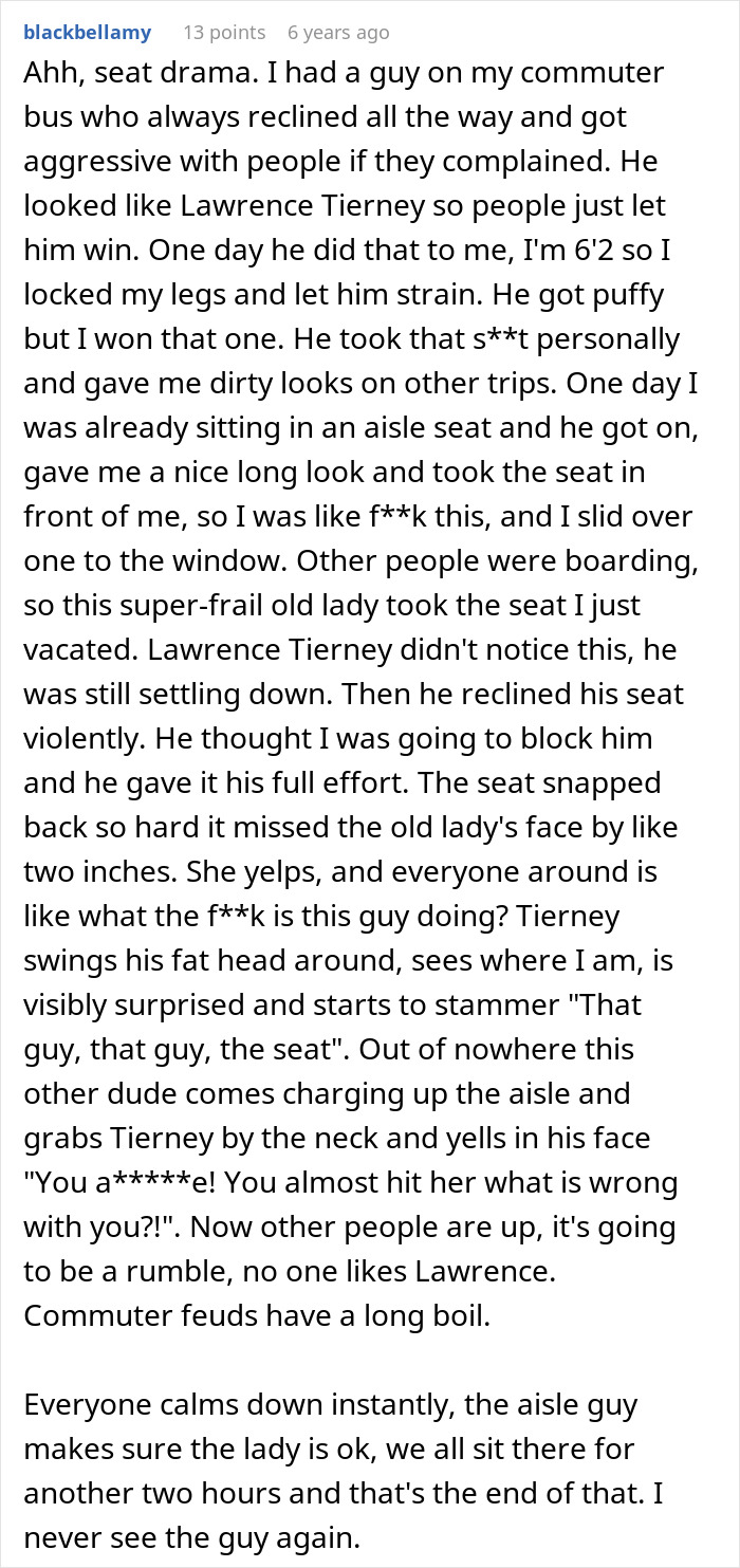 "I Wasn't Talking To You": Entitled Passenger Demands Reclining Seat, Gets Owned By The Copilot "I Wasn't Talking To You": Entitled Passenger Demands Reclining Seat, Gets Owned By The Copilot
