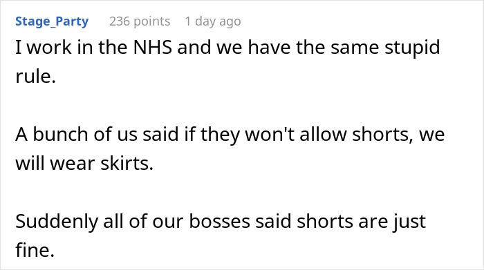 Management Tries To Force Ridiculous Dress Code During Heat Wave, Worker Maliciously Complies Management Tries To Force Ridiculous Dress Code During Heat Wave, Worker Maliciously Complies