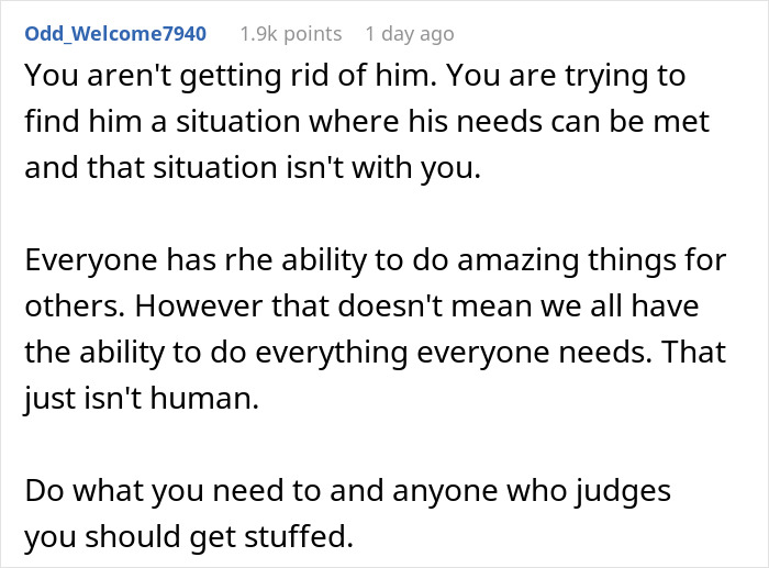 30YO Simply Can't Take Care Of Disabled Foster Brother Of 7 Years, Ready To Send Him Away 30YO Simply Can't Take Care Of Disabled Foster Brother Of 7 Years, Ready To Send Him Away