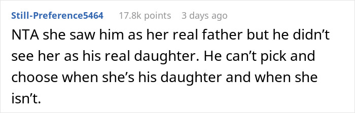 Woman Catches Stepfather Saying She’s Not His “Real” Child, Makes Him Regret It Years Later Woman Catches Stepfather Saying She’s Not His “Real” Child, Makes Him Regret It Years Later