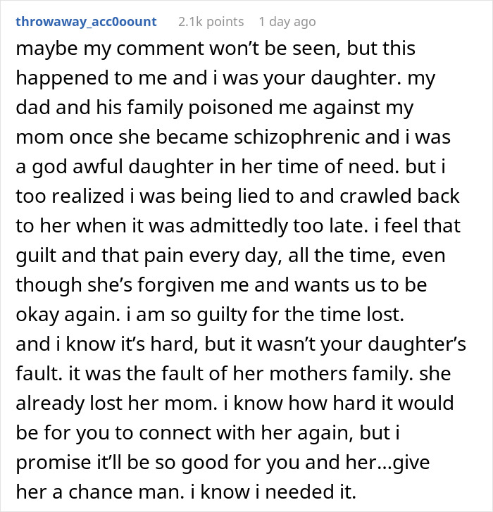 Estranged Woman Finally Sees The Truth And Wants Dad Back In Her Life, He Doesn't Want To Reconnect Estranged Woman Finally Sees The Truth And Wants Dad Back In Her Life, He Doesn't Want To Reconnect