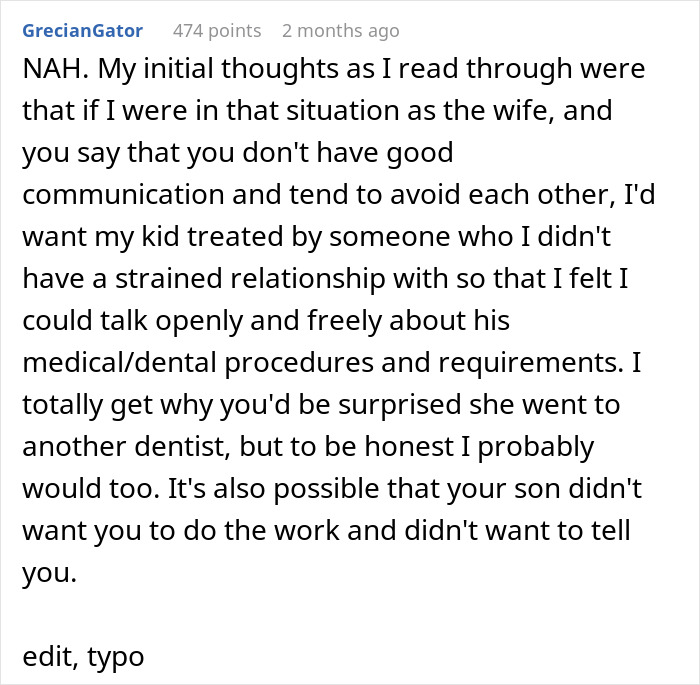 “Am I The Jerk For Not Wanting To Pay For My Son’s Dentist?” “Am I The Jerk For Not Wanting To Pay For My Son’s Dentist?”