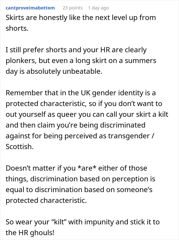 Management Tries To Force Ridiculous Dress Code During Heat Wave, Worker Maliciously Complies Management Tries To Force Ridiculous Dress Code During Heat Wave, Worker Maliciously Complies