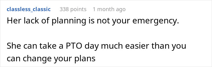 Sister Shocked When Woman Refuses To Cancel Fully Paid Vacation To Babysit Last-Minute Sister Shocked When Woman Refuses To Cancel Fully Paid Vacation To Babysit Last-Minute