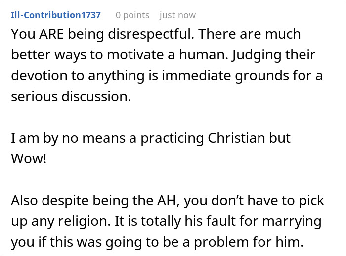 Woman Agrees To Convert If Husband Agrees To Actually Be A Good Christian, Triggers Him Woman Agrees To Convert If Husband Agrees To Actually Be A Good Christian, Triggers Him