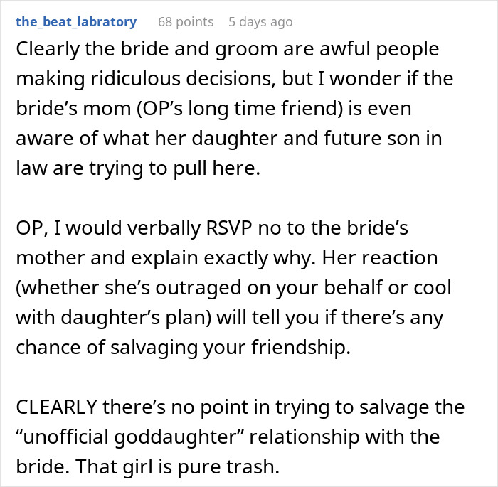 Wedding Guest Expected To Be A Free Babysitter, Uncovers The Real Reason They Wanted To Hide Her Wedding Guest Expected To Be A Free Babysitter, Uncovers The Real Reason They Wanted To Hide Her
