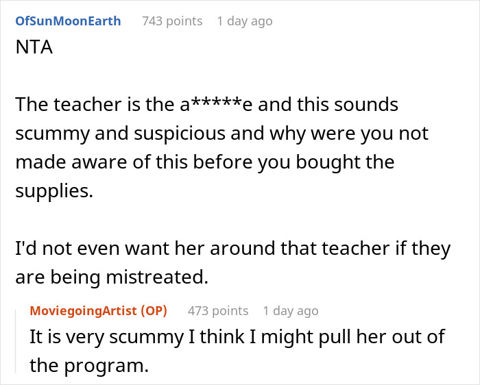 “I Basically Wrote Her Name On Everything To Prevent Theft”: Daughter Shamed, Mom Calls Teacher “I Basically Wrote Her Name On Everything To Prevent Theft”: Daughter Shamed, Mom Calls Teacher