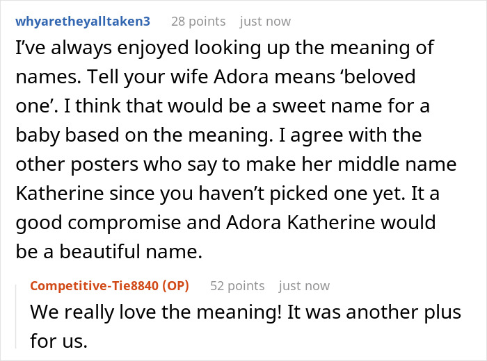 Man Sparks Family Feud By Rejecting SIL's Timeless Baby Name Idea For His Own Daughter Man Sparks Family Feud By Rejecting SIL's Timeless Baby Name Idea For His Own Daughter