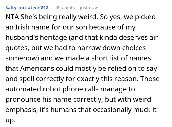 Woman Feels BIL Is Ungrateful When She Wants To Name Baby After Him, He Asks Her To Say It Right Woman Feels BIL Is Ungrateful When She Wants To Name Baby After Him, He Asks Her To Say It Right